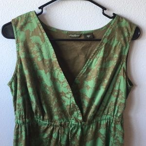 Eddie Bauer Green Cotton Dress